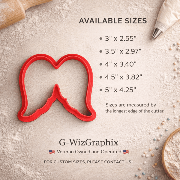 Alternative view of Angel Wings Cookie Cutter