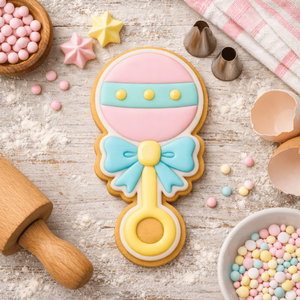 Baby Rattle Cookie Cutter