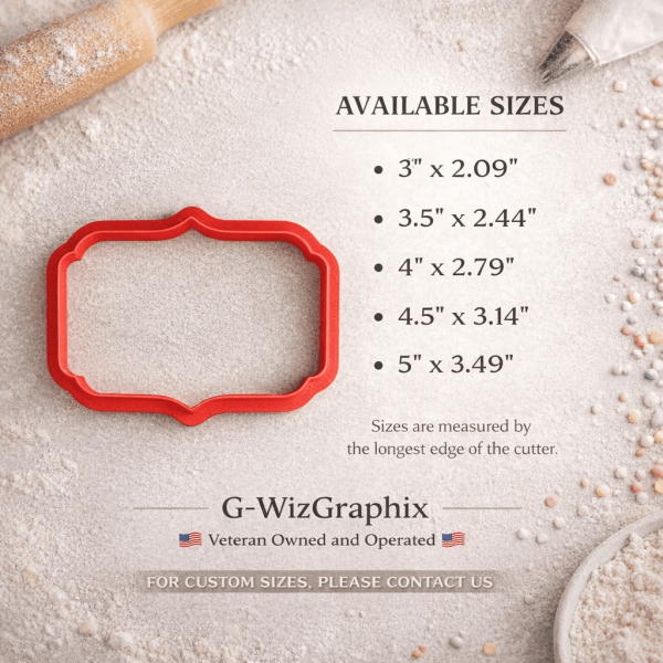 Alternative view of Vintage Bracket Plaque Cookie Cutter