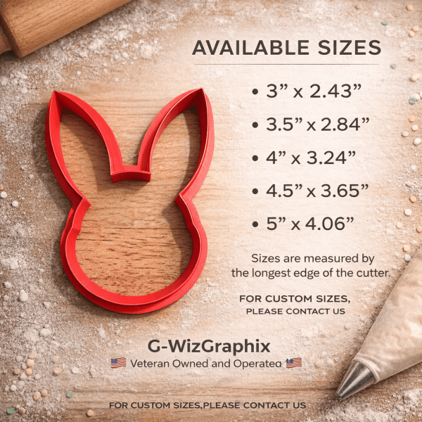 Alternative view of Easter Bunny Head Cookie Cutter