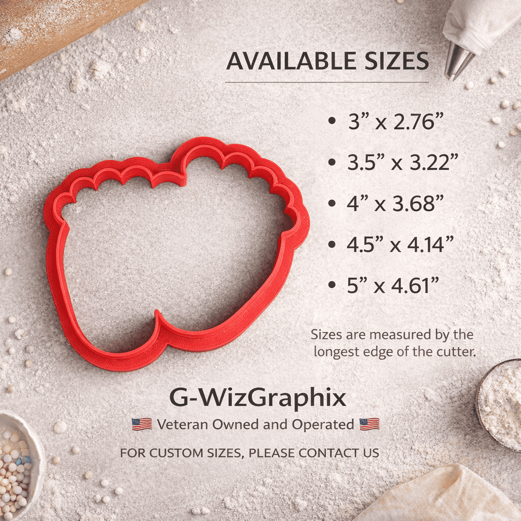 Baby Footprints Cookie Cutter - Image 2