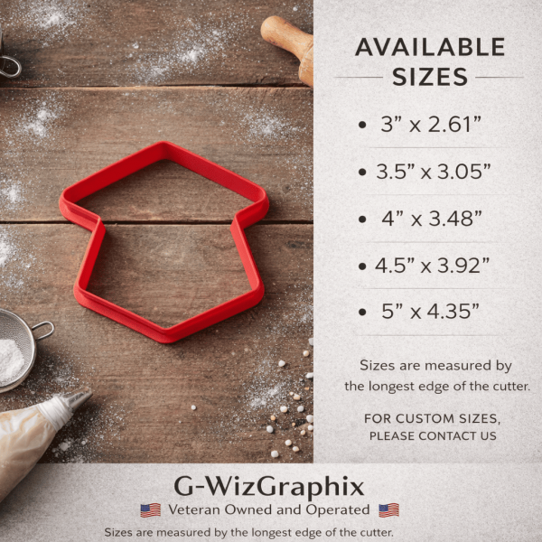 Alternative view of Graduation Cap Cookie Cutter