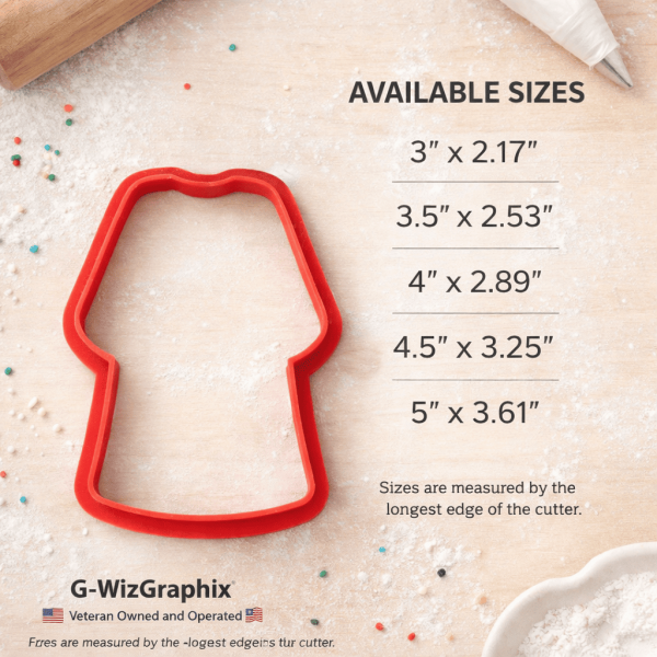 Alternative view of Graduation Gown Cookie Cutter