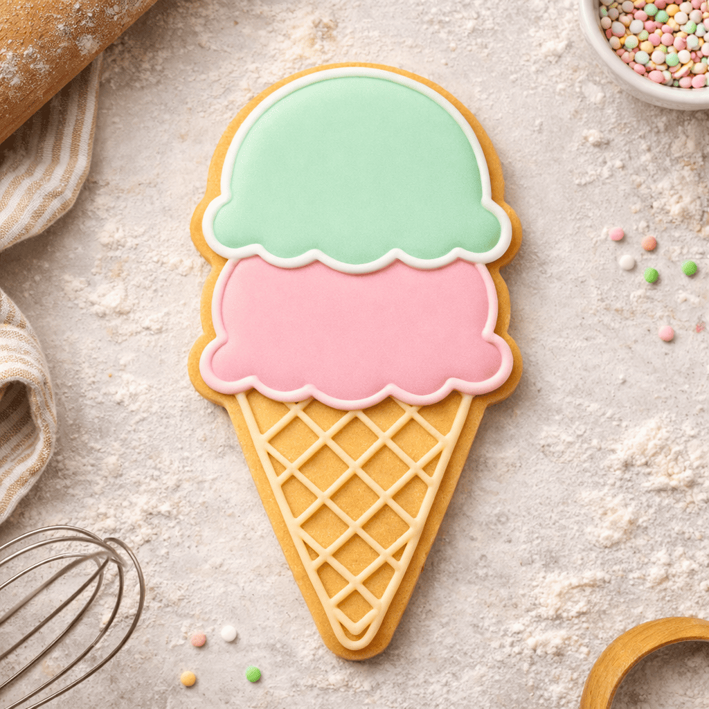 Ice Cream Cone Cookie Cutter