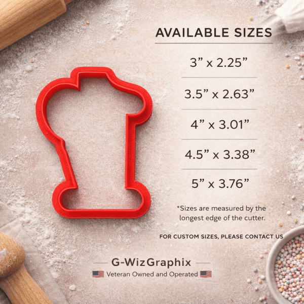 Alternative view of Number 1 Cookie Cutter