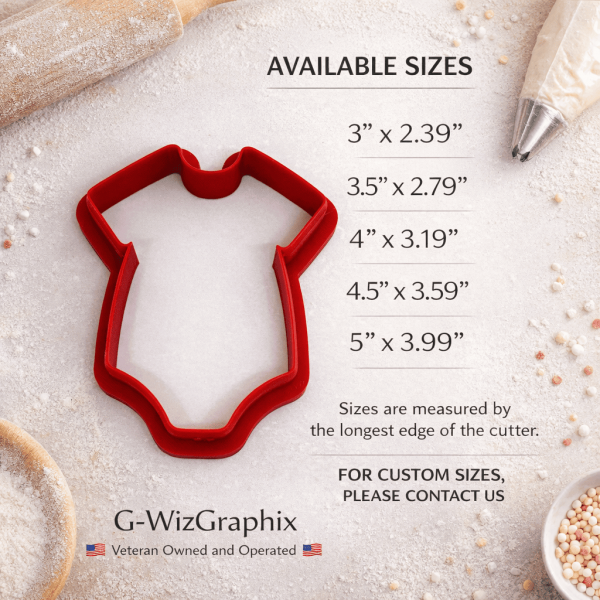 Alternative view of Baby Onesie Cookie Cutter