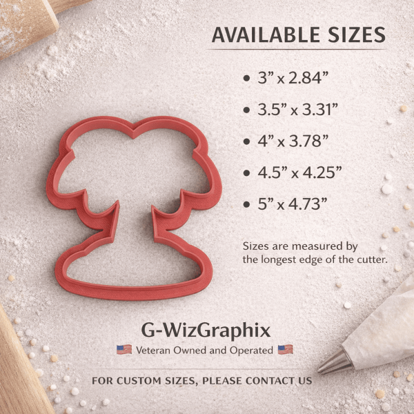 Alternative view of Palm Tree Cookie Cutter