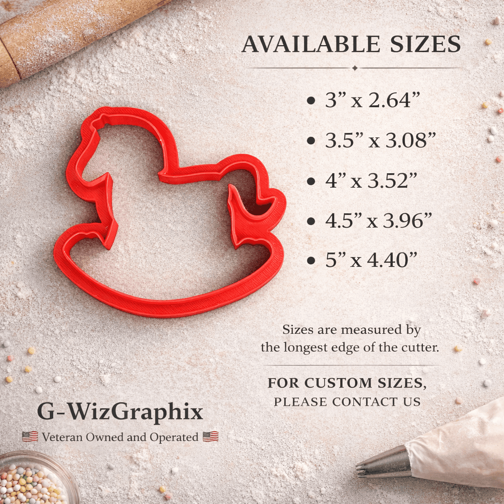 Rocking Horse Cookie Cutter - Image 2