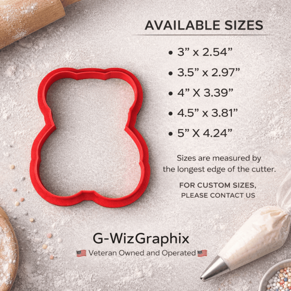 Alternative view of Teddy Bear Cookie Cutter