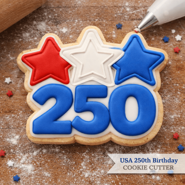 USA 250th Birthday Cookie Cutter