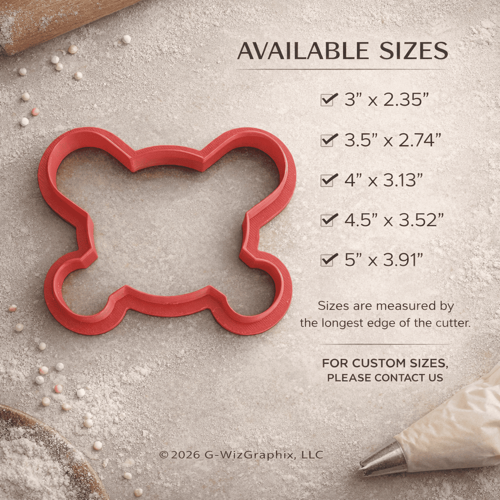 Baseball with Crossed Bats Cookie Cutter - Image 2