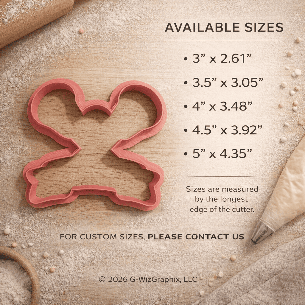 Lacross Sticks with Name Banner Cookie Cutter - Image 2