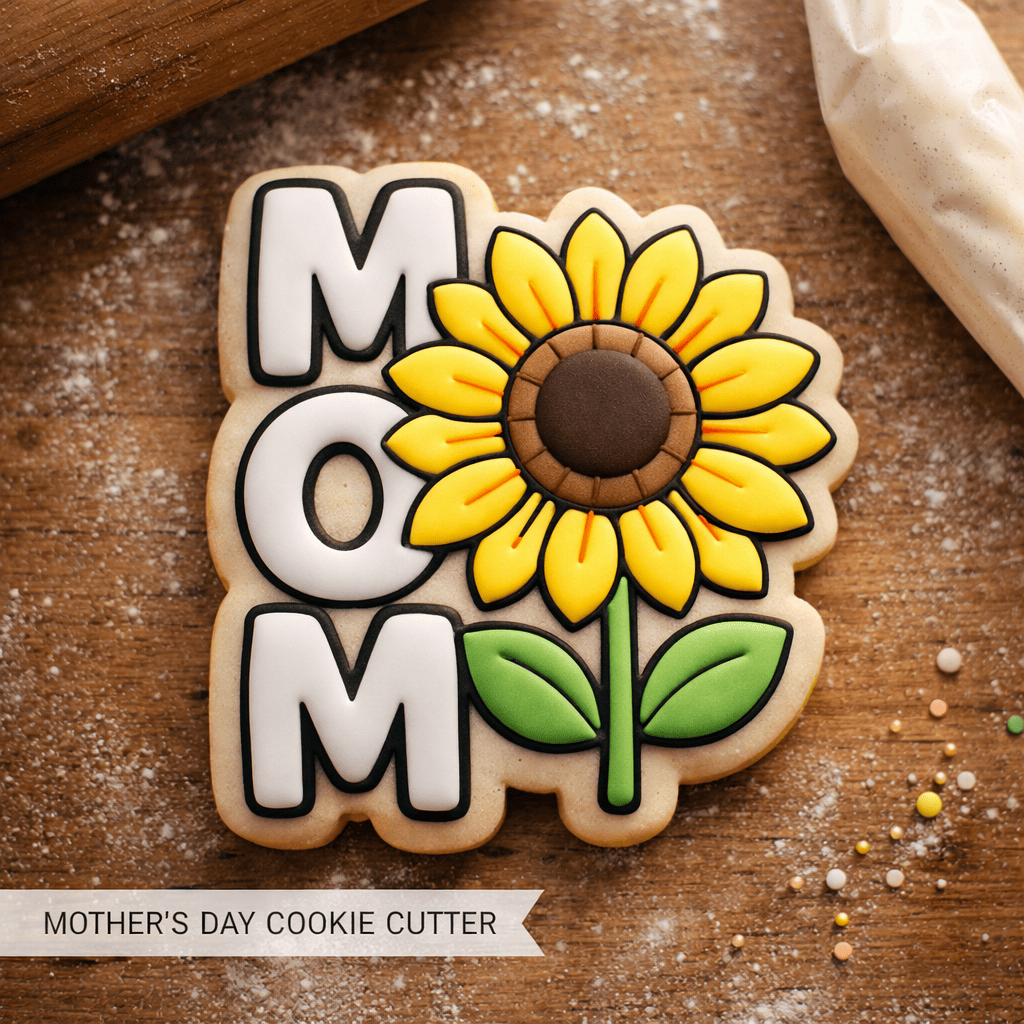 Mom with Sunflower Cookie Cutter - Image 3