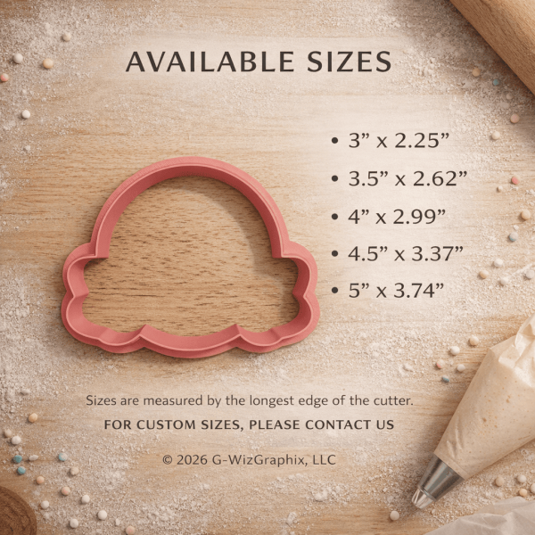 Alternative view of Volleyball with Name Banner Cookie Cutter