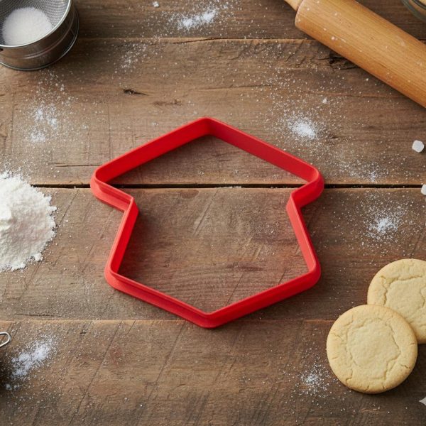 Graduation Cap Cookie Cutter – Class of 2026 – Grad Party Cookies – Mortarboard Cutter - Image 3