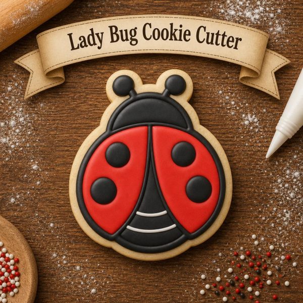 Ladybug Cookie Cutter – Spring / Garden Theme – 3D Printed