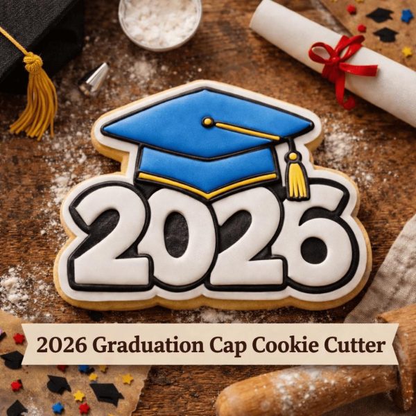Graduation Cap 2026 Cookie Cutter, Class of 2026 Cookies, Graduation Party Decor, Graduation Cap Cutter– 3D Printed