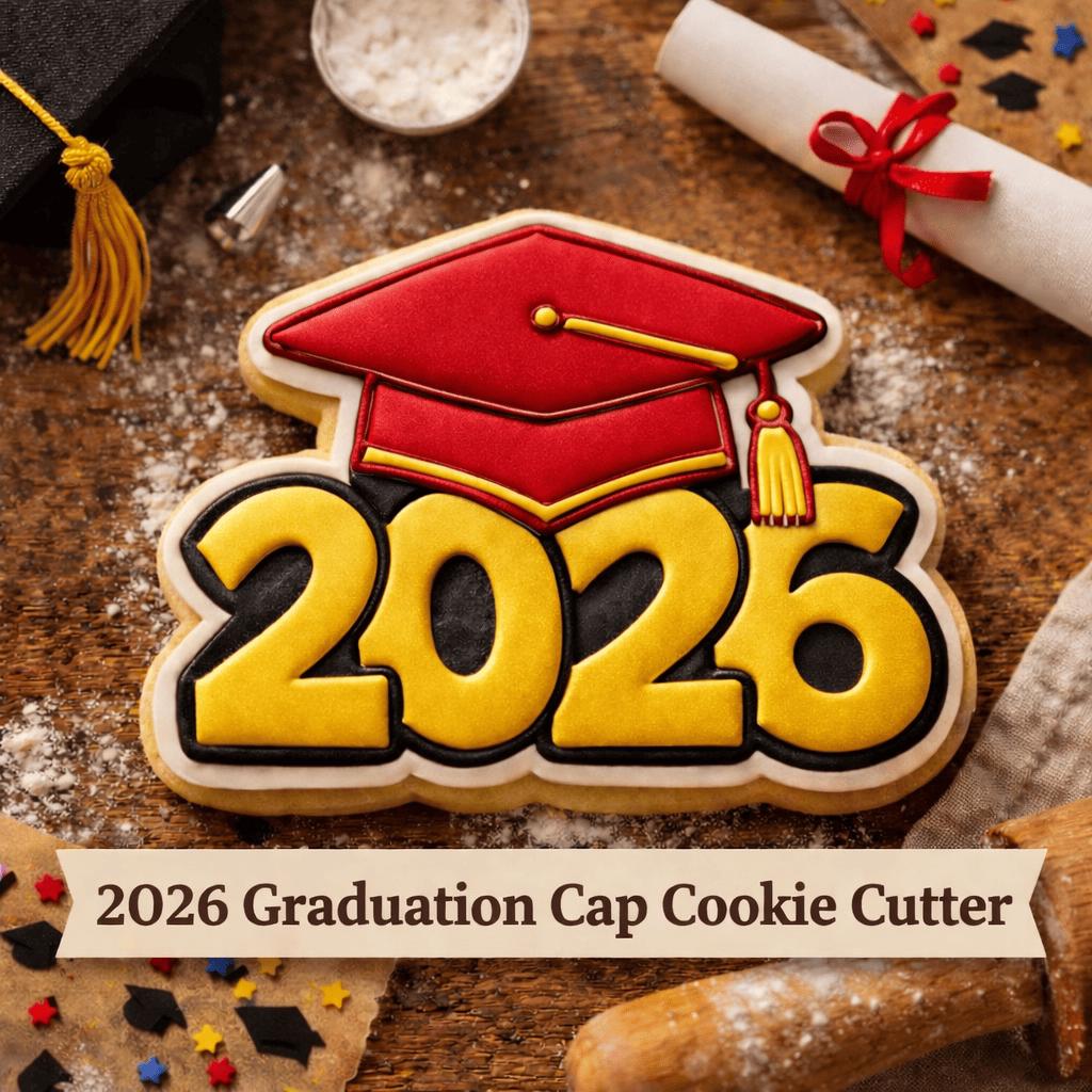 Graduation Cap 2026 Cookie Cutter, Class of 2026 Cookies, Graduation Party Decor, Graduation Cap Cutter– 3D Printed - Image 2
