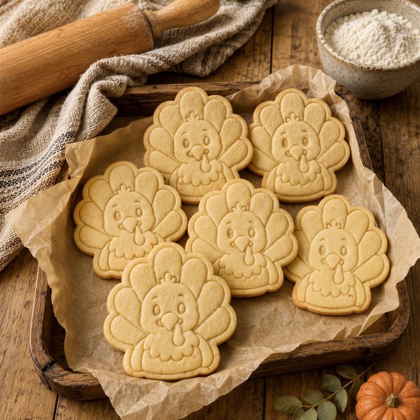 Turkey Cookie Cutter & Stamp | Thanksgiving Baking Tool | Fall Sugar Cookies - Image 4