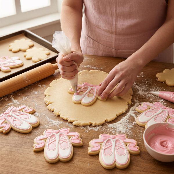 Alternative view of Ballet Cookie Cutter: Ballerina Slipper Design - Recital Favor, Dance Party Treats | Easy To Decorate