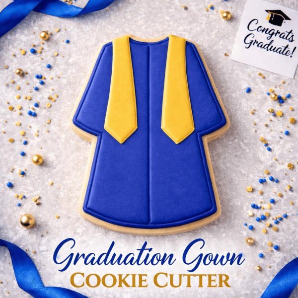 Graduation Gown Cookie Cutter – Graduation Cookie Cutter - 3D Printed