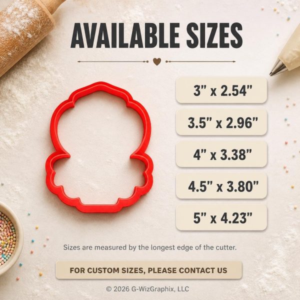 Graduation Balloons 2026 Cookie Cutter, Class of 2026, Grad Party Cookies, Graduation Baking Tool, Fondant Cutter - Image 3