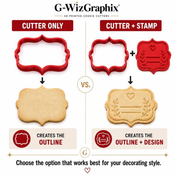 JOY Christmas Cookie Cutter & Stamp | Holiday Baking Tool | Gift for Baker - Image 4